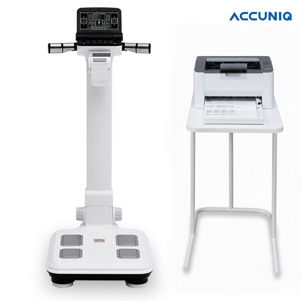 아큐닉 ACCUNIQ BC300 체지방측정기 체중계 체성분분석기 제품본체+프린터+테이블+결과지 2,200,000원