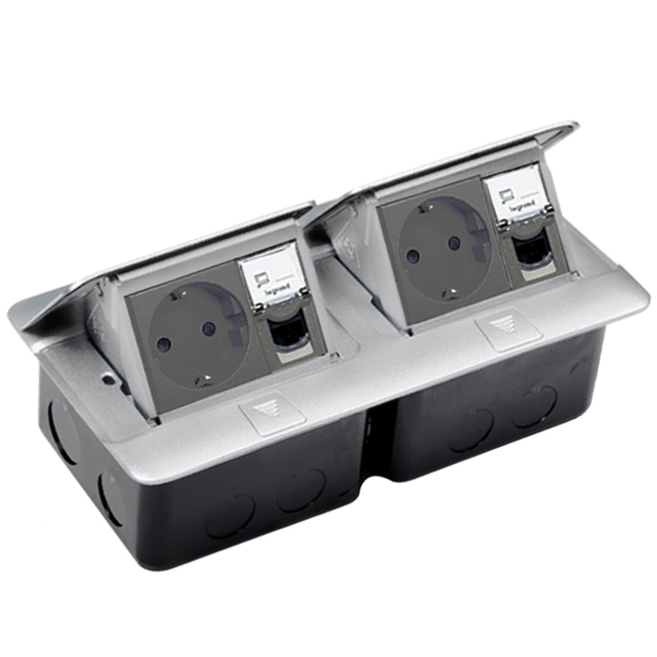 르그랑 빌트인 팝업플로어 6모듈 실버 바닥,가구 팝업형 콘센트, 1개 227,500원