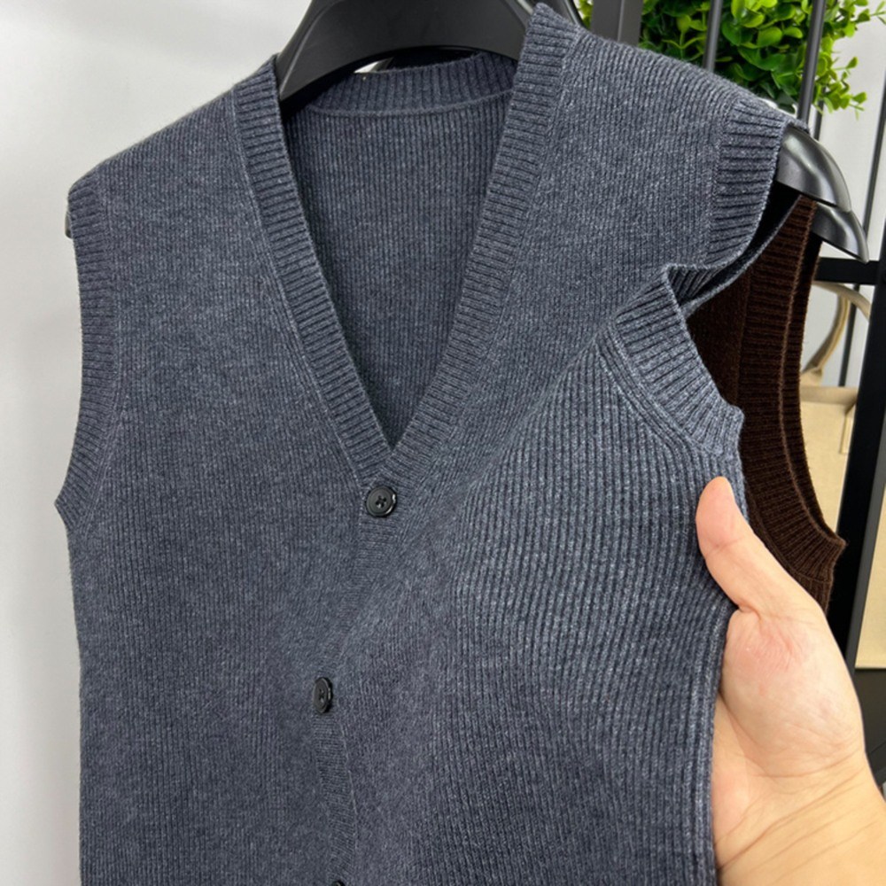 MOSAIRATION 봄가을 캐주얼 무지 캐주얼 니트 가디건 남성 캐주얼 트렌드 스웨터 베스트 H16 23,140원