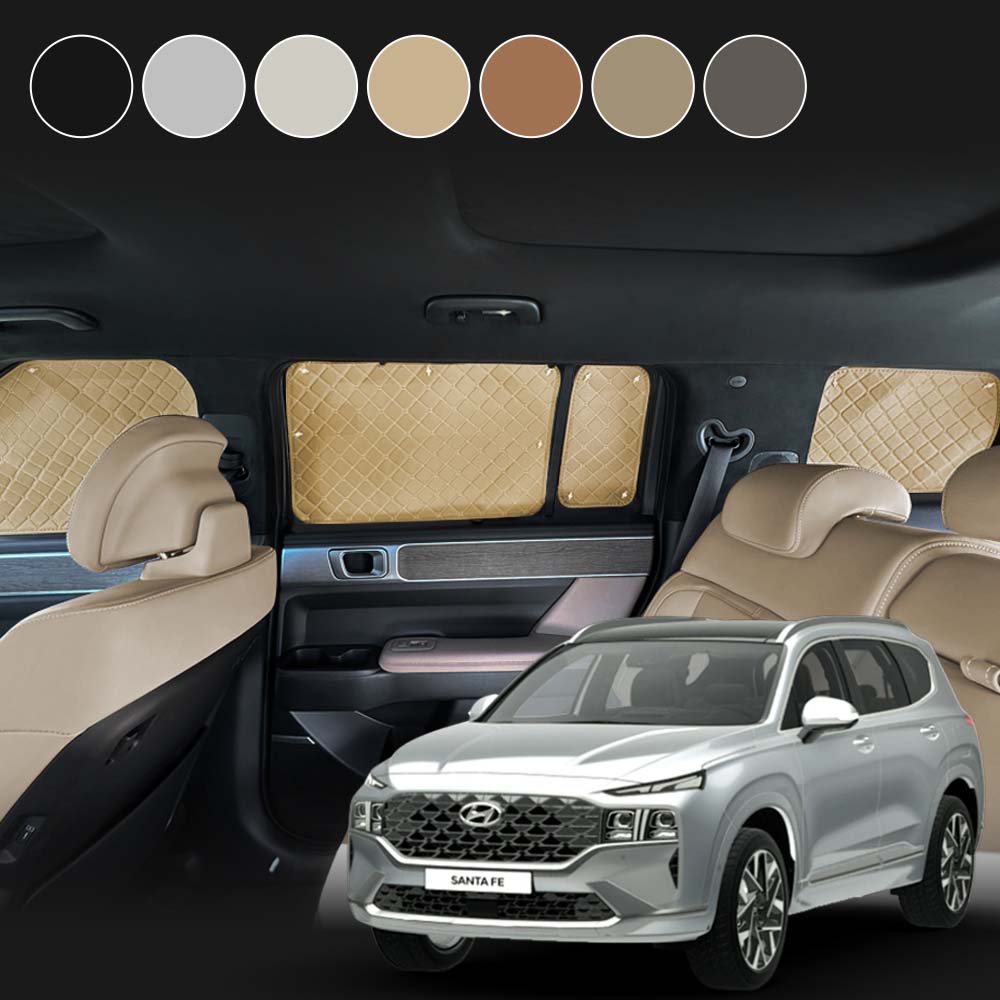 더뉴싼타페(20년-23년)차박커튼 풀세트 한대분 앞+뒤+3열+트렁크구성 캠핑 차량암막커튼 자동차 햇빛가리개 차량창문가리개 자외선차단 햇빛차단, 1세트, 다크초콜렛브라운 78,900원