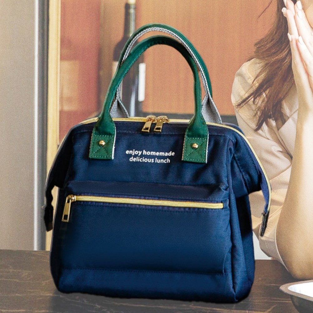 제이앤리빙 PEVA 미니보냉백 보냉가방 보온 도시락가방, 네이비, 1개 21,000원