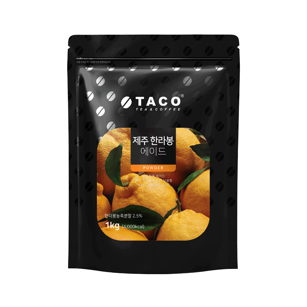 타코 제주 한라봉에이드 파우더 1kg 1박스 12개 127,680원