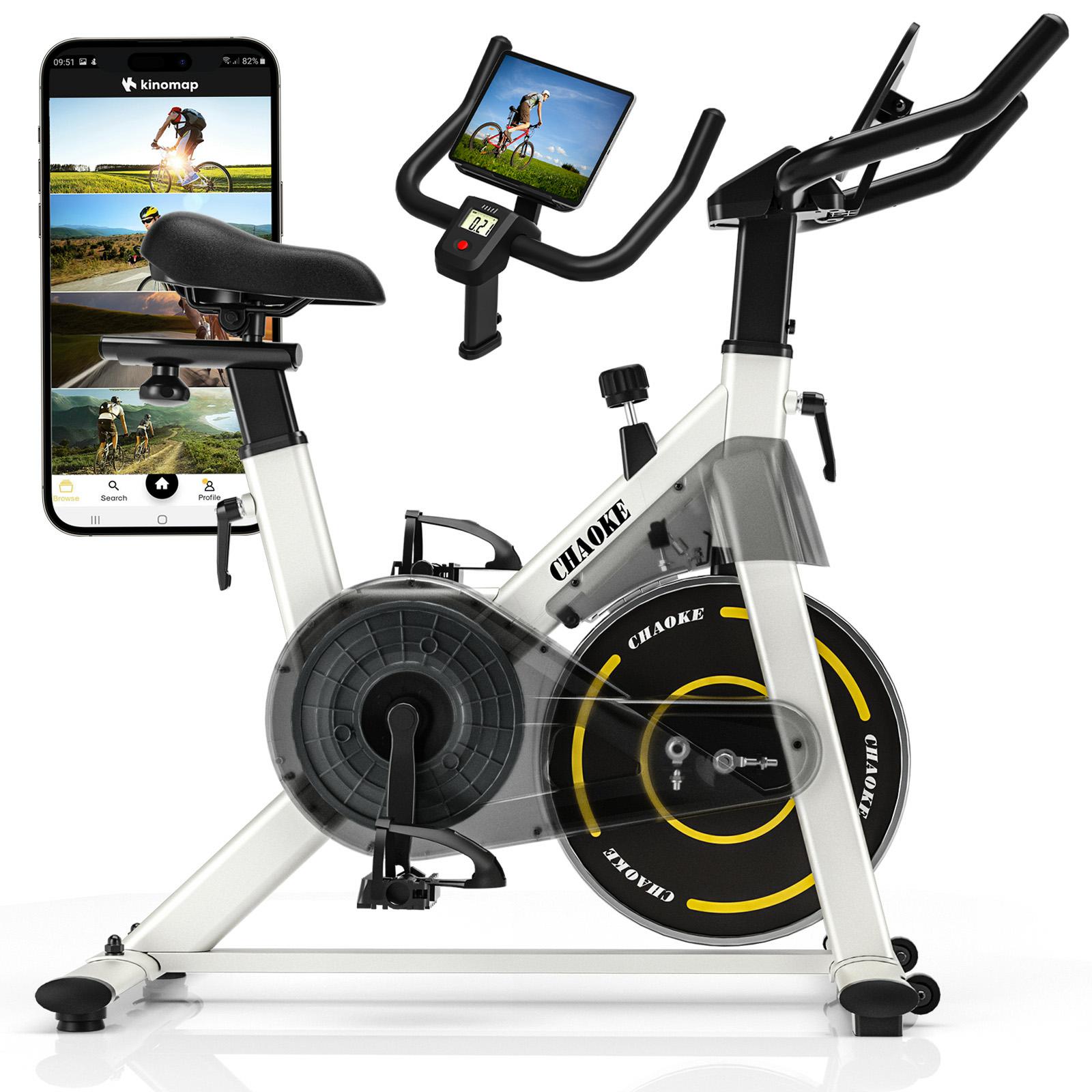 실내 자전거 운동기구 가정용 저소음 스핀 바이크 ZWIFT연동/조립간단/120분사용, 노랑, 520B 298,000원