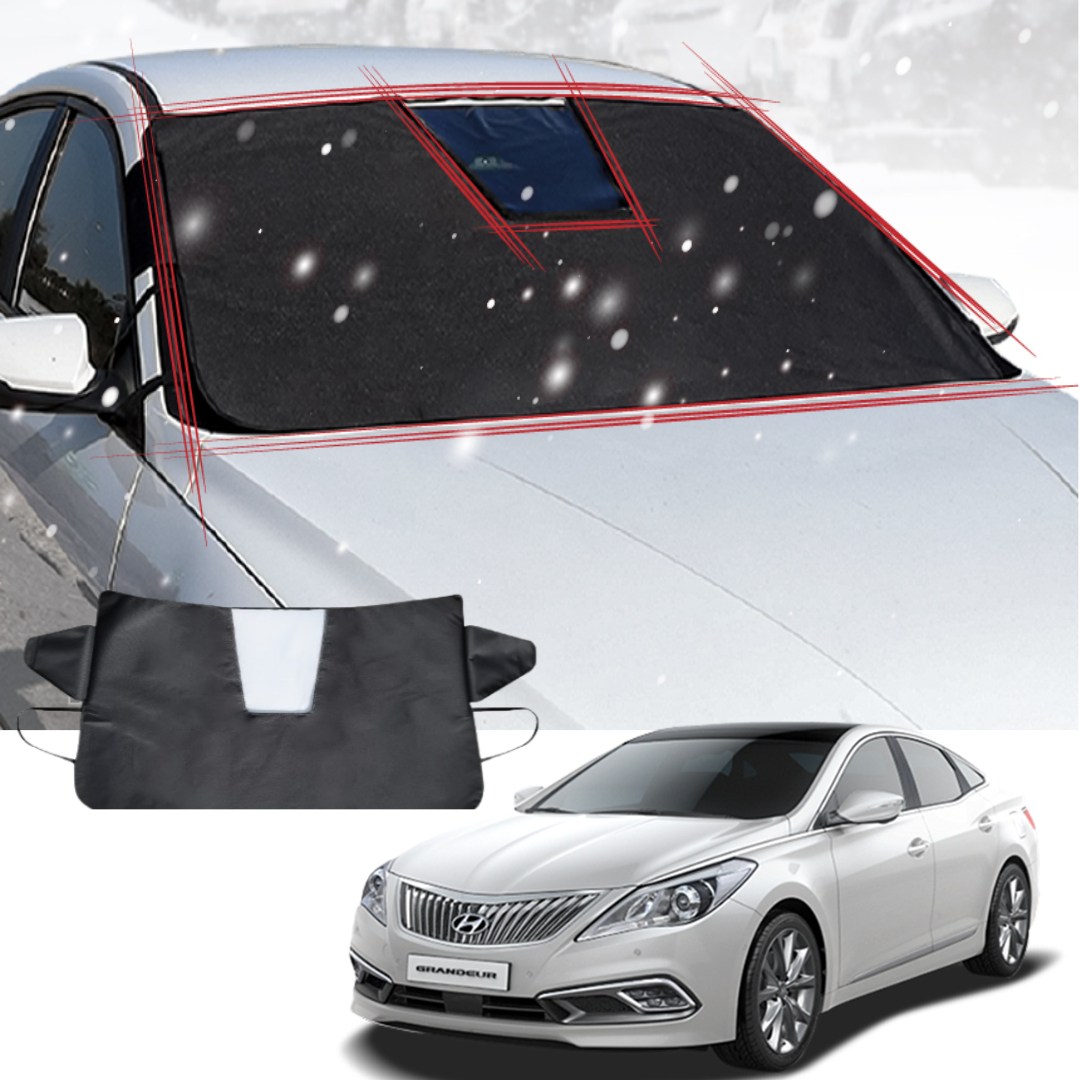 그랜저hg사계절앞유리 커버 블랙박스 촬영가능 방수 앞창가리개 성에방지커버 눈서림 김서림방지 사계절앞유리커버 햇빛가리개 자외선차단 35,800원