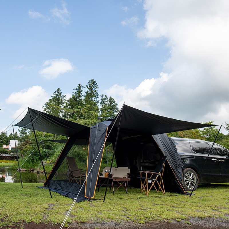 제드 블랙오토듀얼팔레스2 확장 플라이 세트 차박 도킹텐트 오토폴 블랙 538,000원