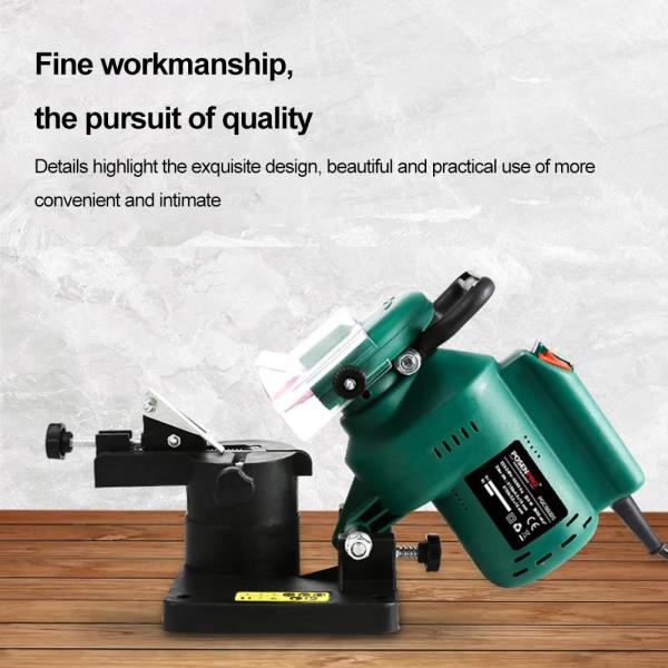 220W 전기 전기 톱 숫돌 휴대용 체인 톱 선명 기계 100mm 각도 조절 가능 8500RPM 정원 도구 55,400원