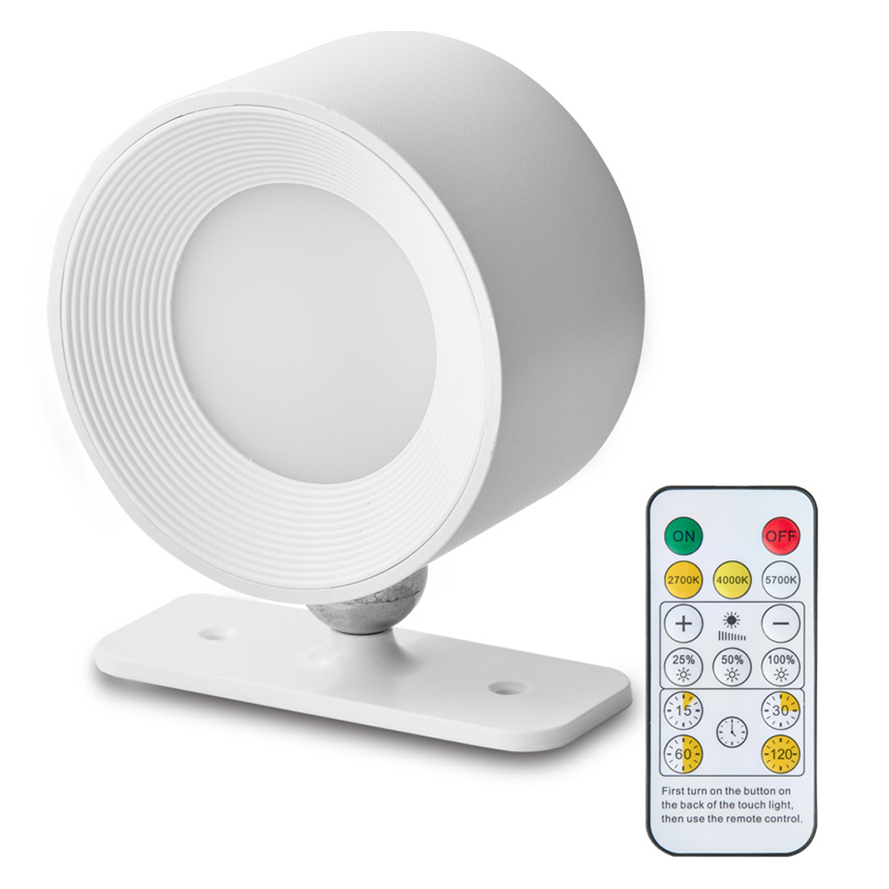 멀티탁 글로우 360도 터치식 무선 3색변환 밝기조절 벽조명 무드등 원형 12,900원