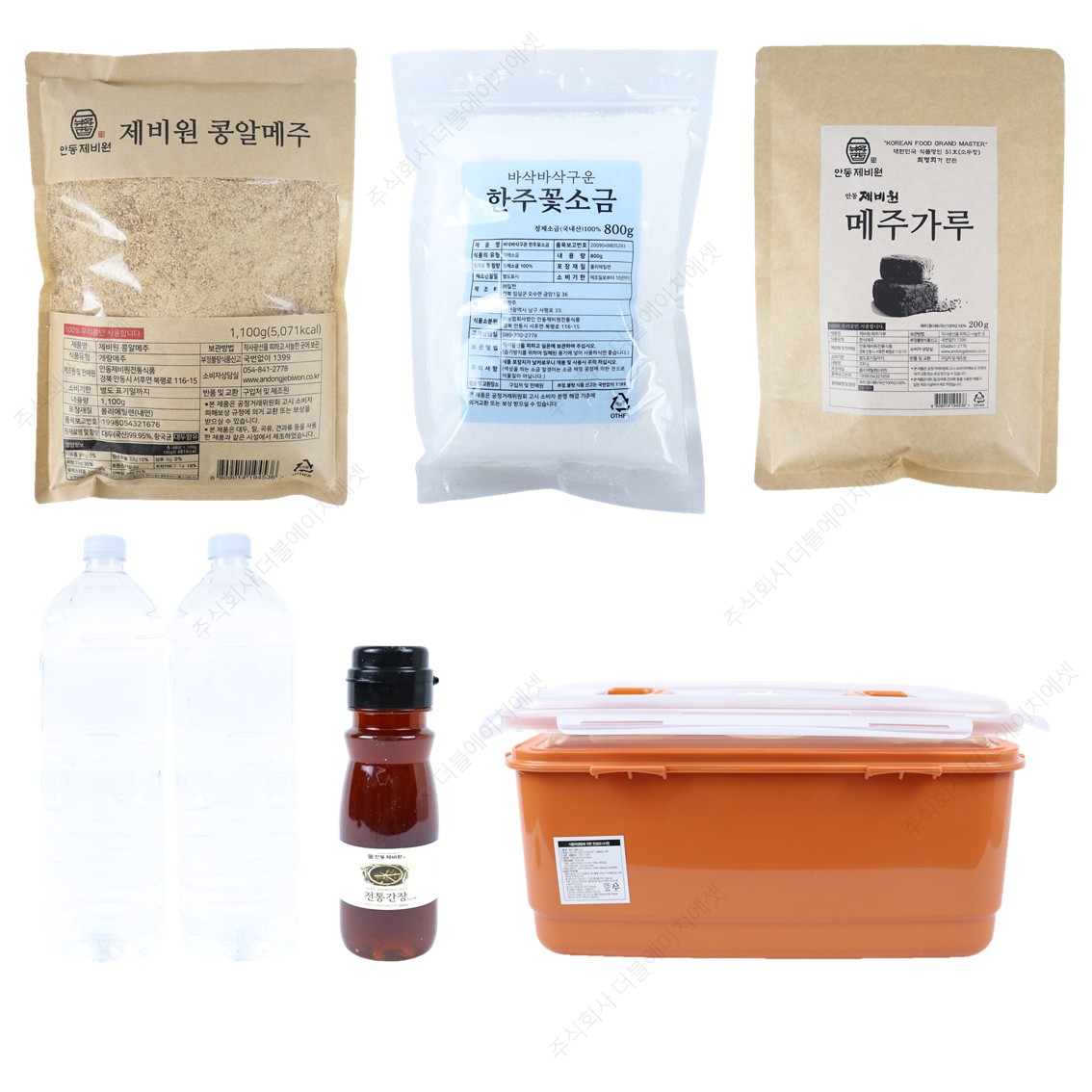 [안동제비원] 전통메주 우리콩 100% (된장만들기 재료 포함) 79,900원