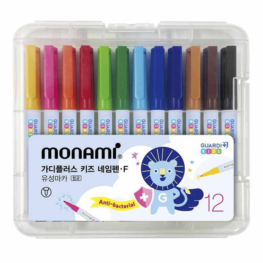 모나미 가디플러스 키즈 네임펜F 12색 세트 13,200원