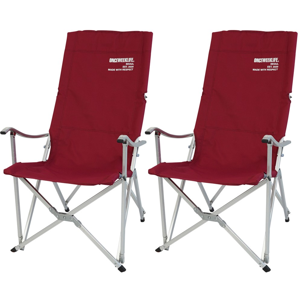 원스위크라이프 롱 릴렉스 캠핑의자 특대 실버프레임 78,990원