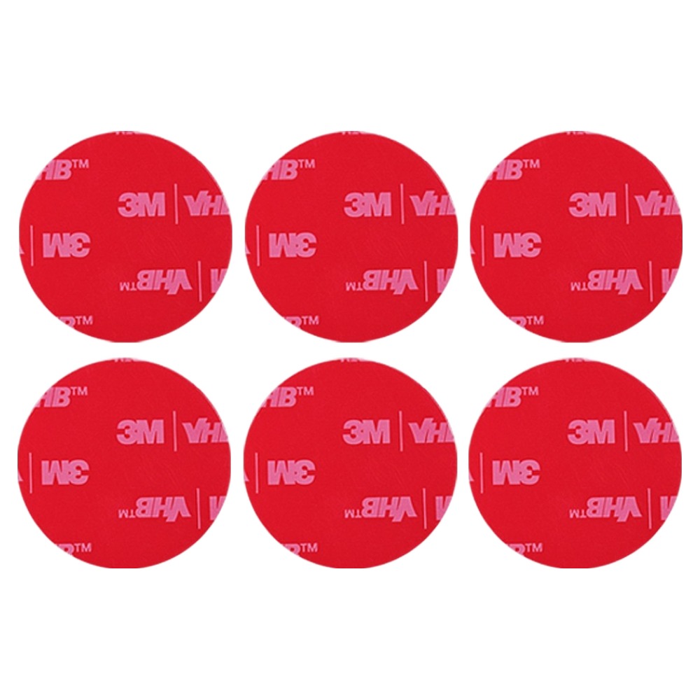 브이에이치비 원형 양면테이프 투명 35mm, 6개 4,130원