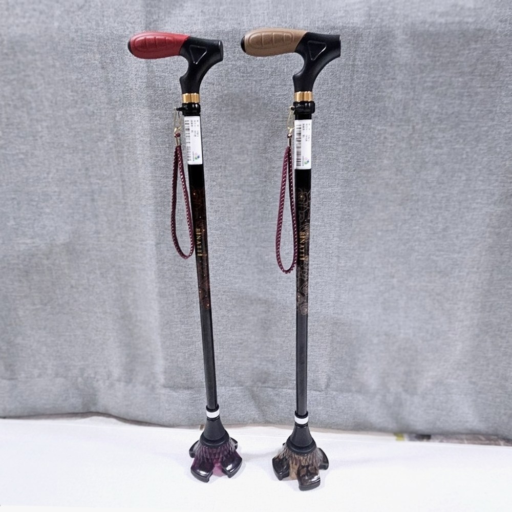 국산 고급 사발 지팡이 비나띠 아이온 BS 네발 어르신 효도 4발 고령자용 할머니 환자 환자용 노인용 지팡이 노인 장기요양등급 복지용구 실버용품 요양등급 어르신용품 61,500원