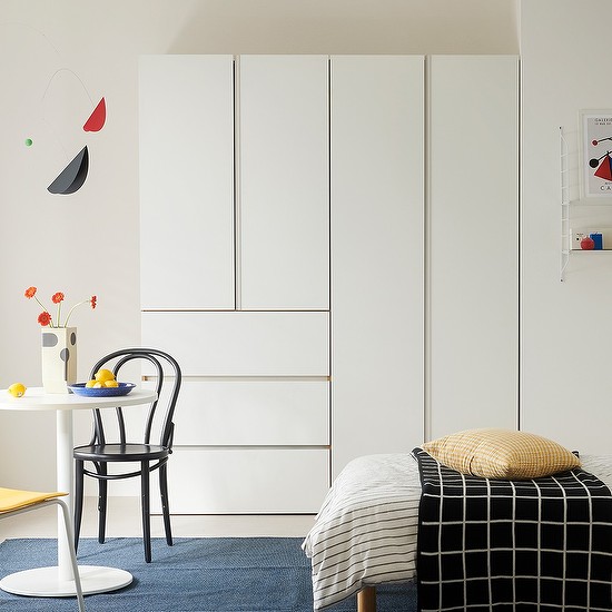 한샘 바이엘 채널 옷장세트 데일리서랍형 140cm~350cm(높이216cm) 화이트 16종, 단일색상 1,166,980원