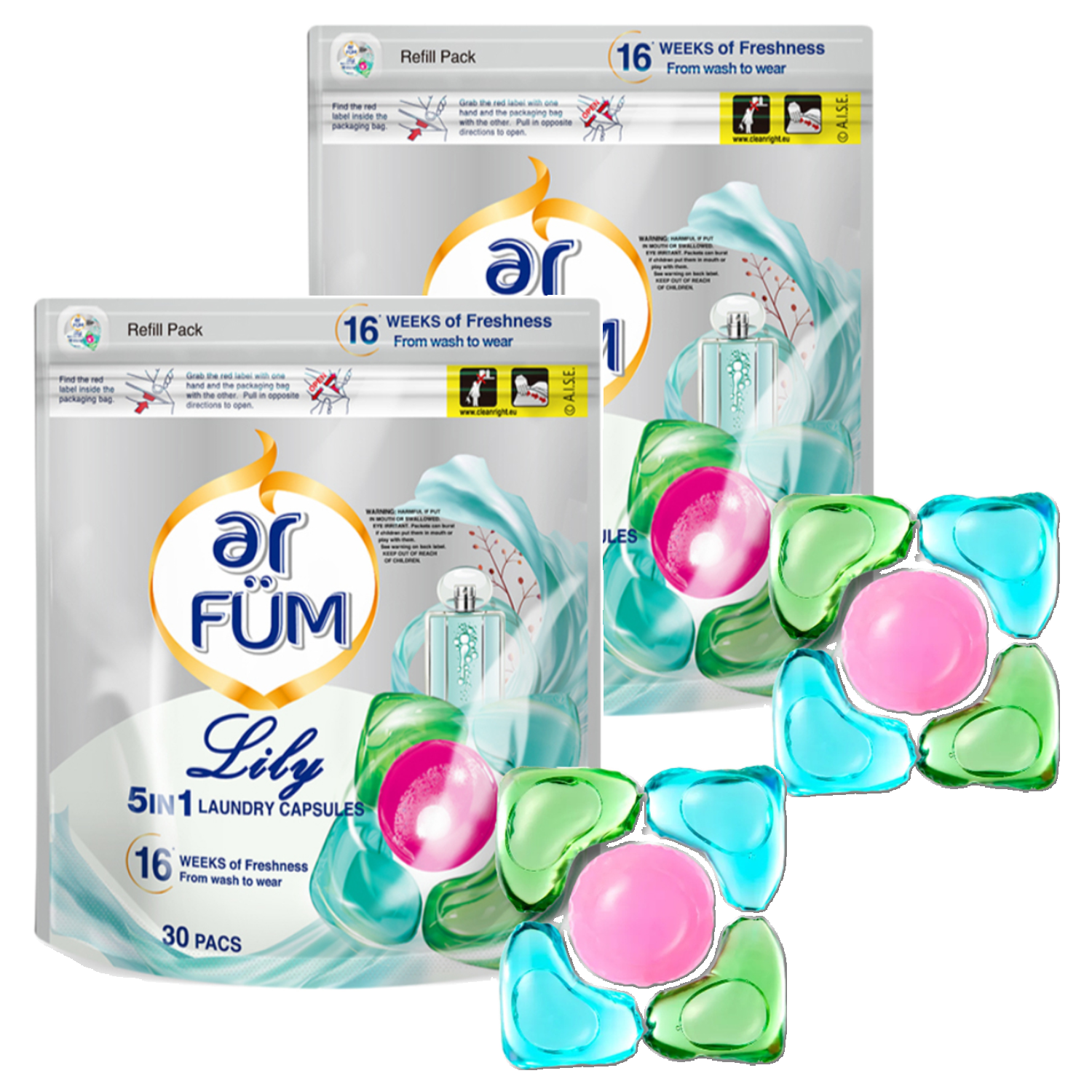 아로퓸 프리미엄 퍼퓸 화이트릴리 캡슐세제 27,900원