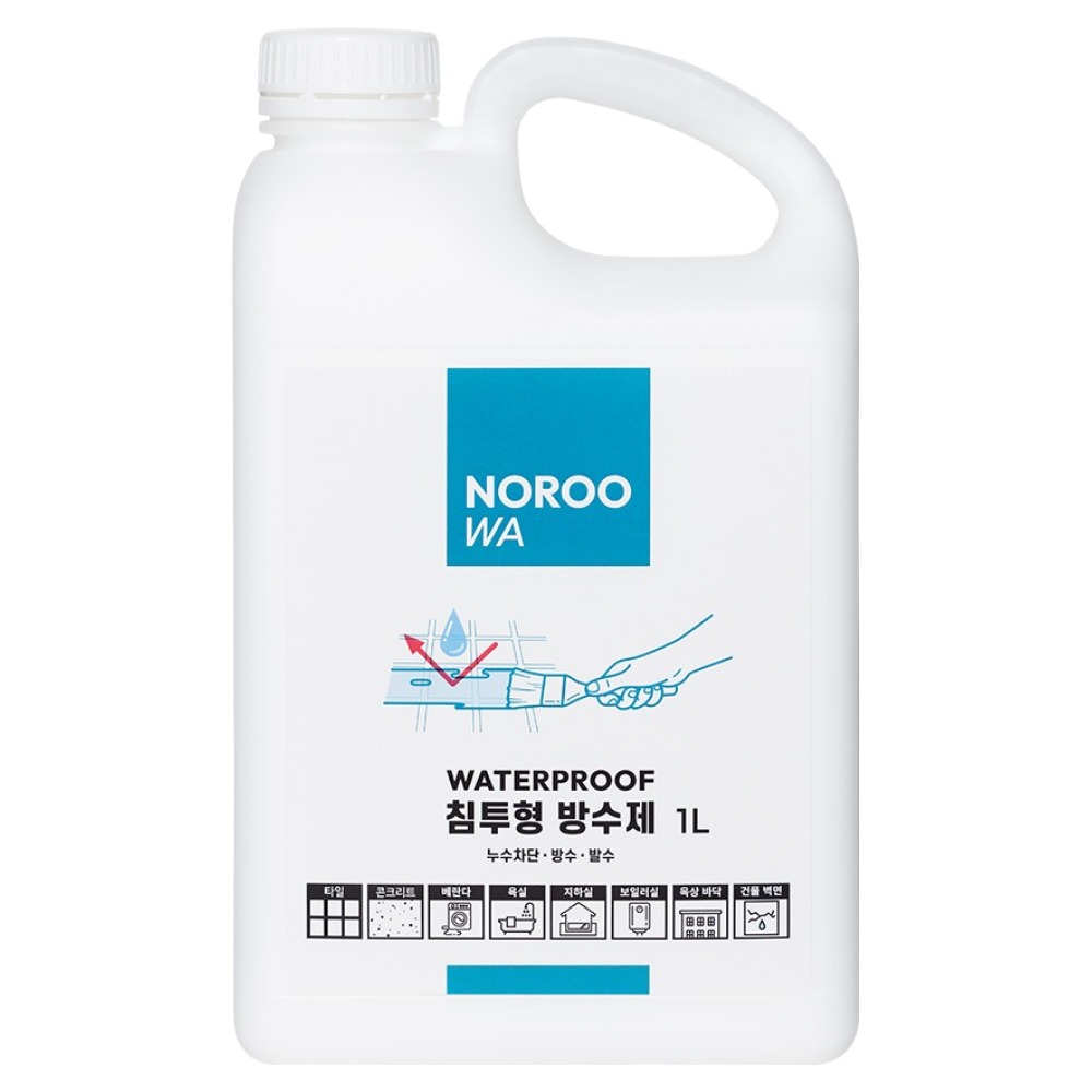 노루페인트 침투형 방수제, 화이트, 1개, 1L 15,800원