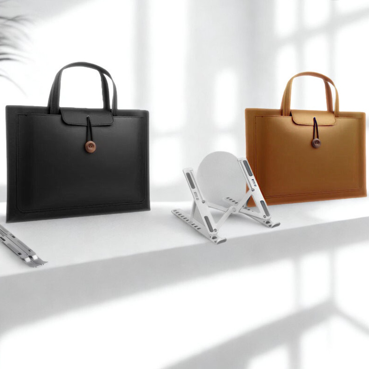 MANDOO4 15 16인치 노트북 가죽 가방 거치대 세트 레이저 각인 판촉물 기념품 선물 26,900원