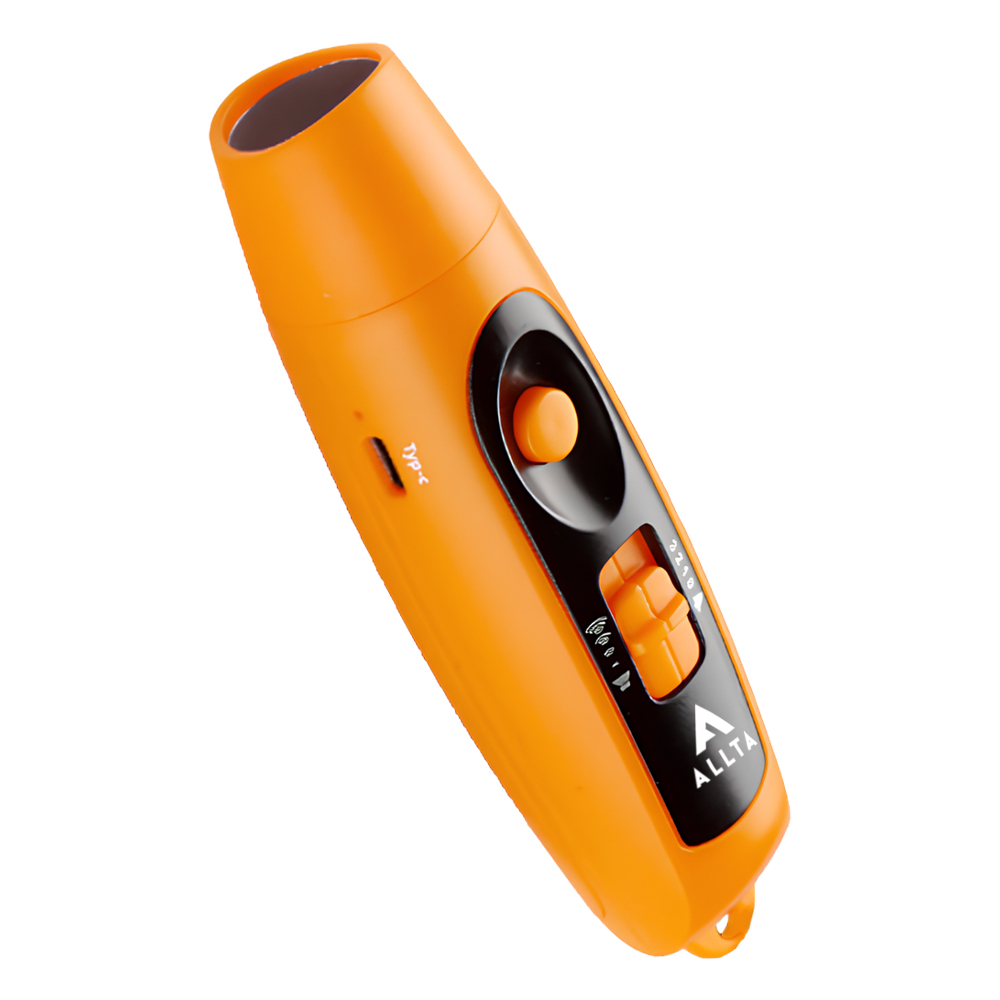 에이티 충전식 전자 호루라기 C-Type ALL-EW014 KC인증 호각 휘슬 심판 호신용, 옐로우 19,900원