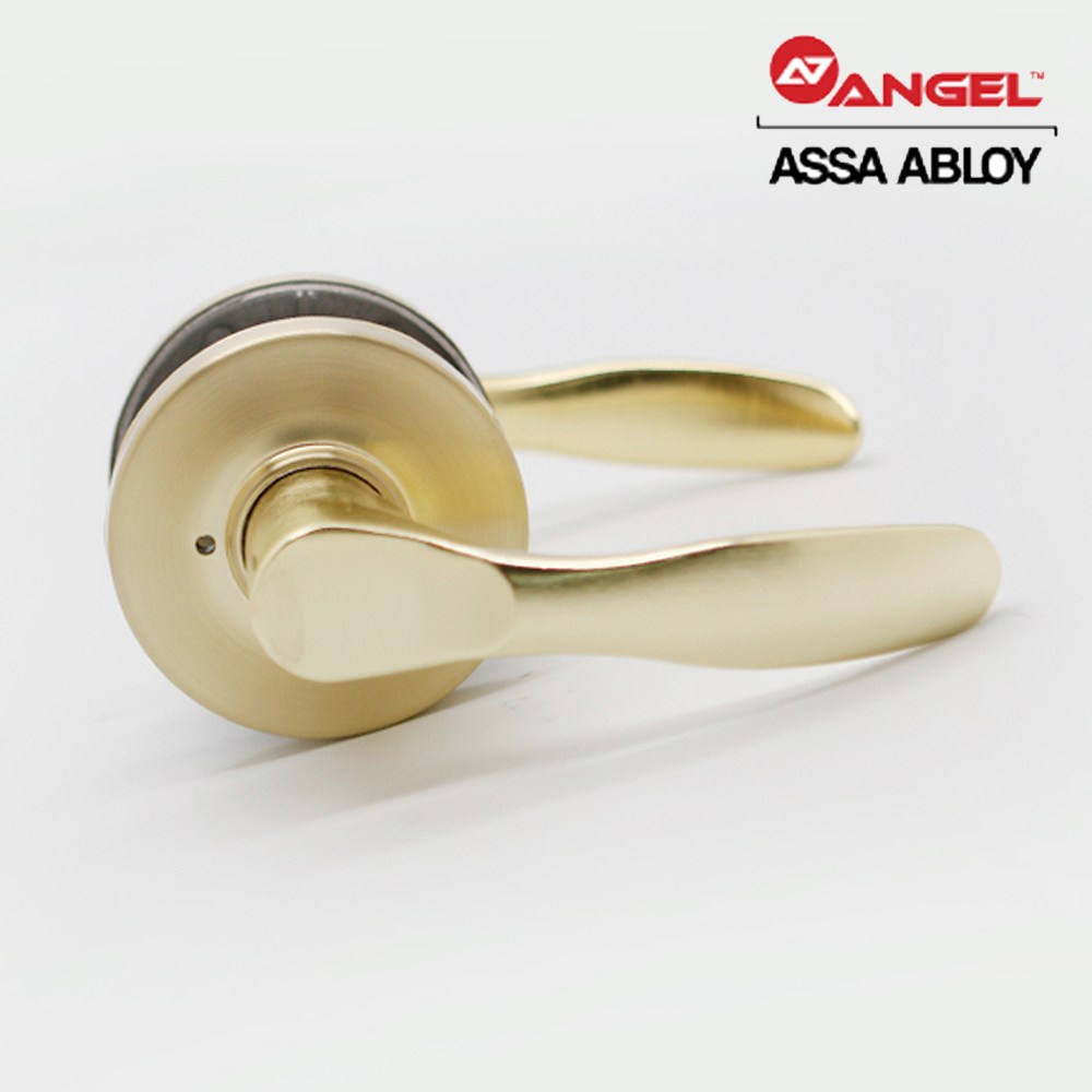 방문손잡이 엔젤 ATL 851 SB 골드무광 레버 도어록 방문고리 안방 화장실 중문 문손잡이, 1개 13,500원