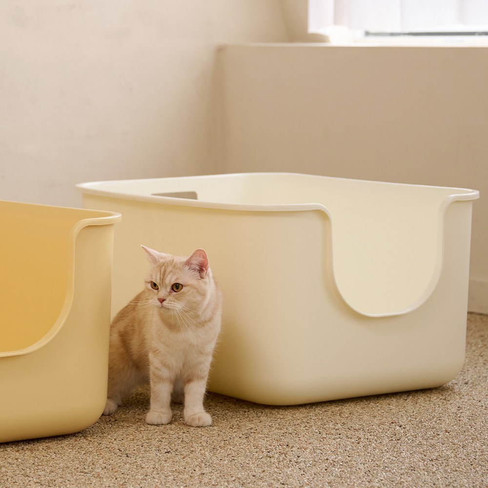 [본사직영/당일출고]강집사 초대형 플러스S 고양이화장실, 1개, 옐로 45,800원