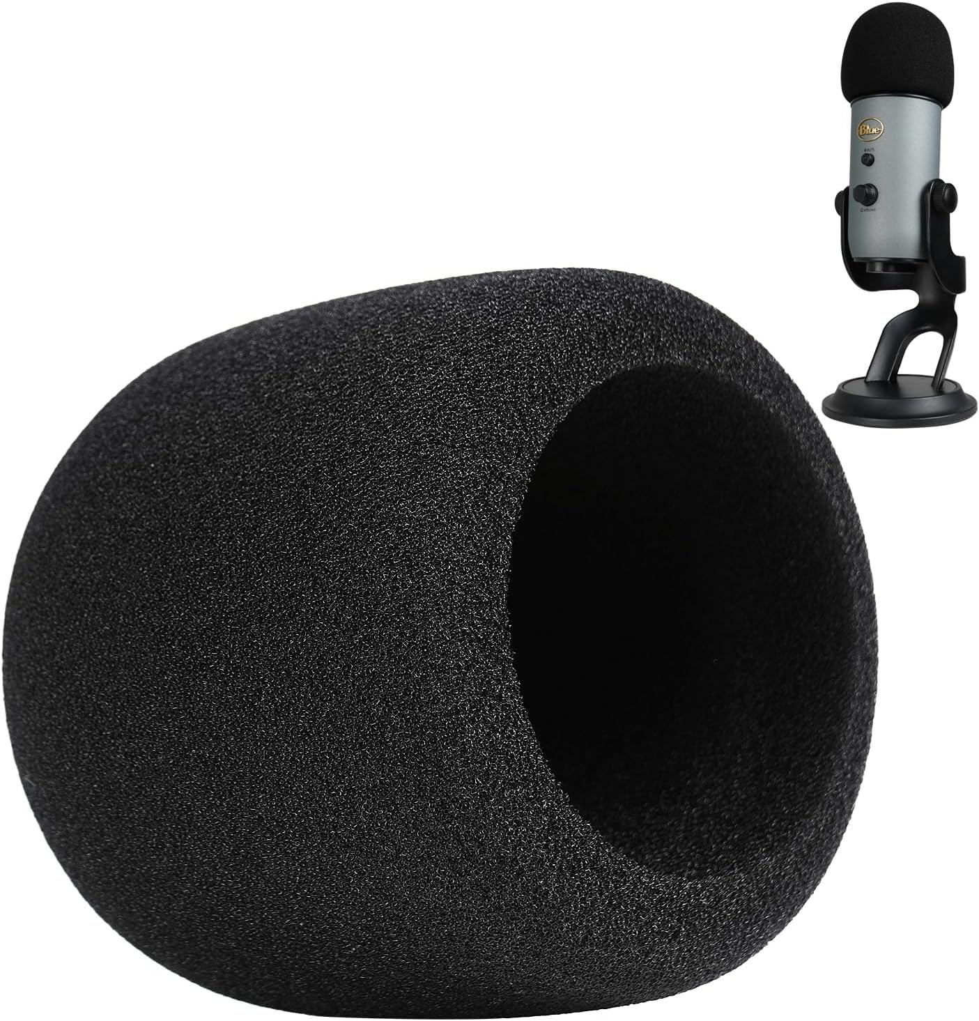 마이크붐대블루 예티 및 프로 마이크용 팝 필터 윈드 스크린 거품 커버 플러시 치싱 노이즈 30,440원