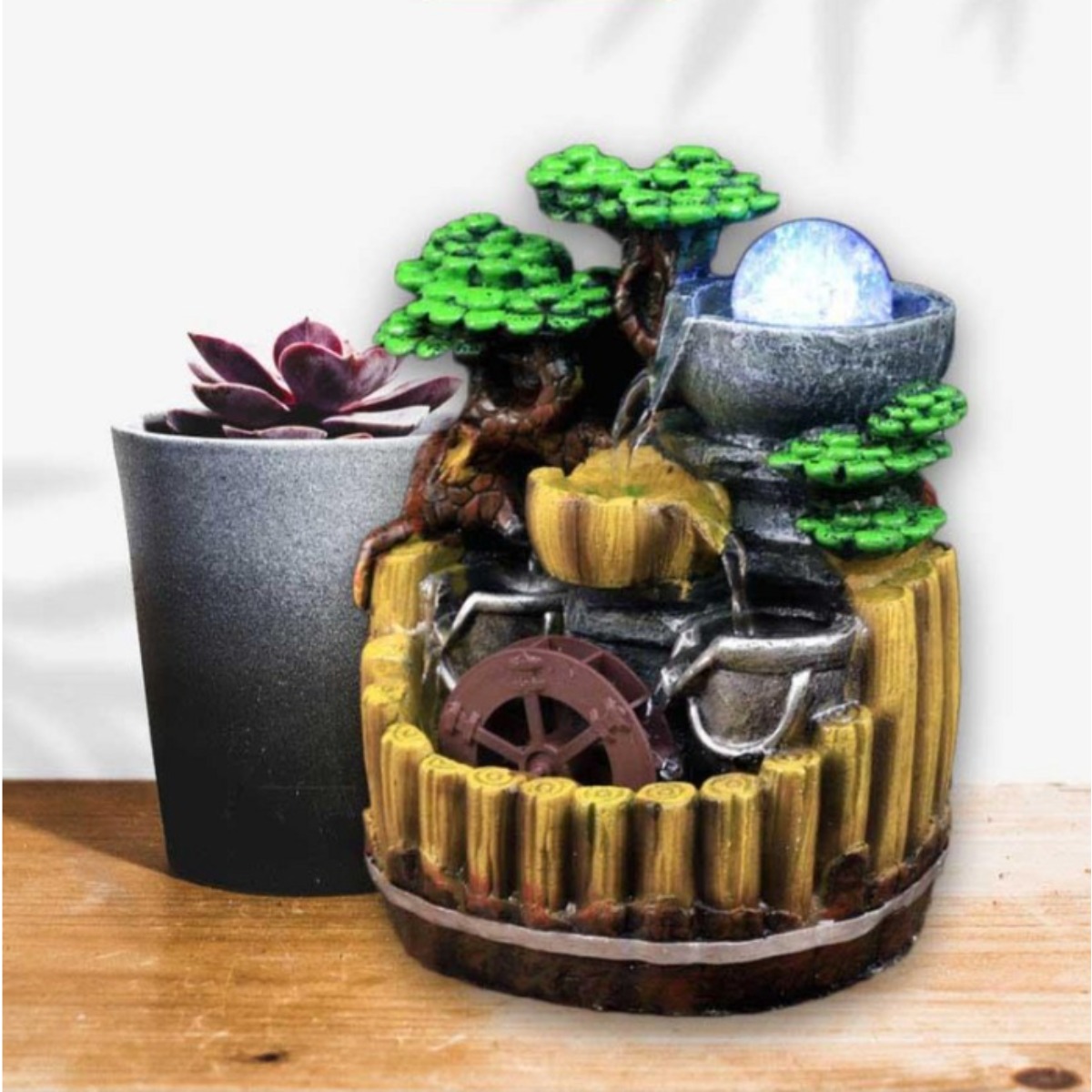 앤트앤비 인테리어 힐링테라피 천연 가습기 미니분수 화분 31,870원