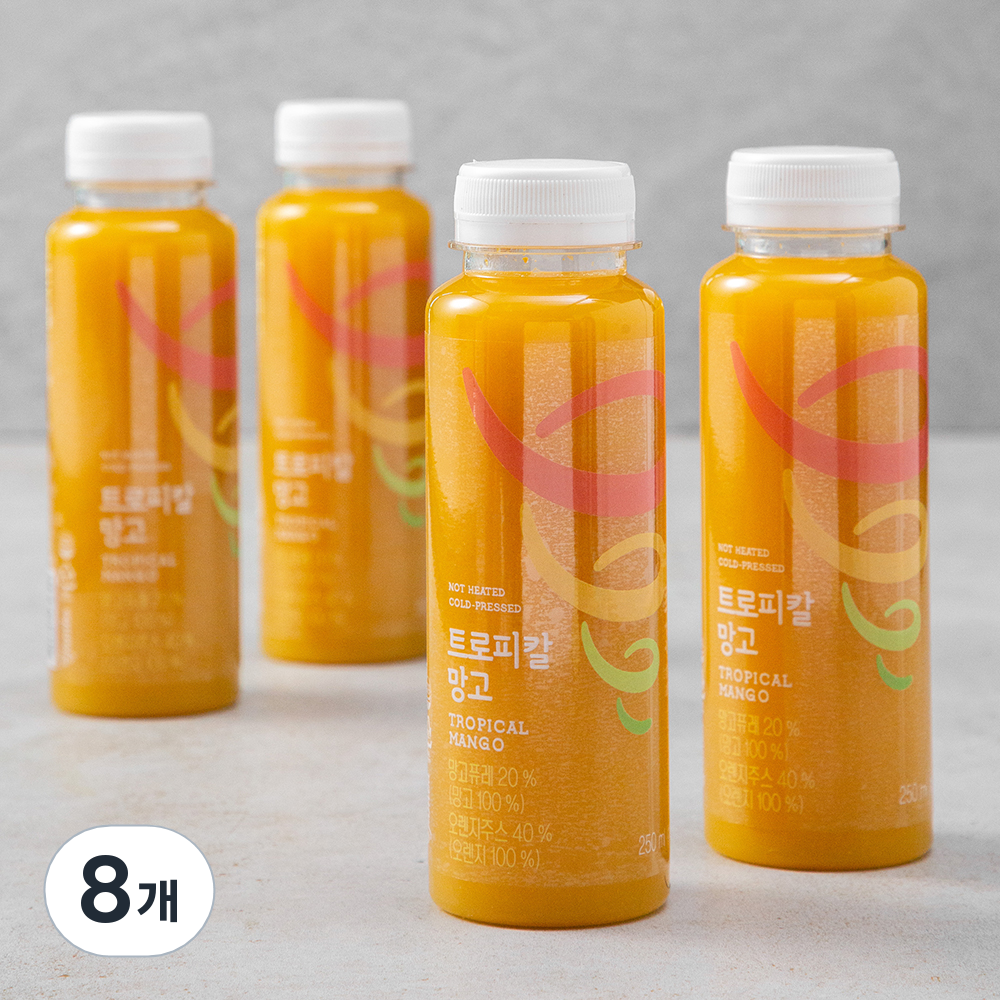 잠바주스 프리미엄 과채주스 트로피칼망고, 250ml, 8개 33,520원