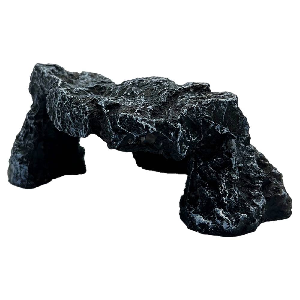 펫츠핸들러 렙타일 레진 고인돌 은신처 PH-NS16R 22 x 12 x 10 cm, 블랙, 1개 14,000원