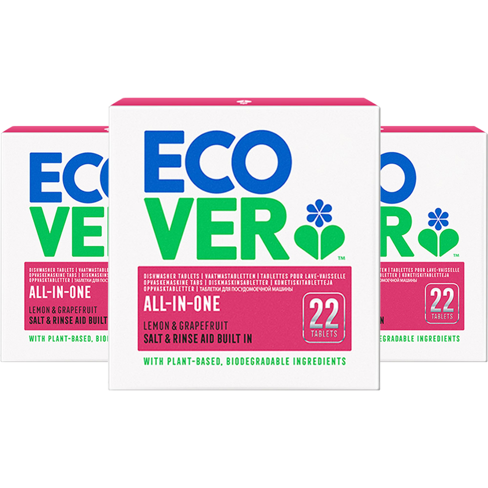 에코버 뉴 올인원 식기세척기세제 타블렛, 440g, 3개, 현재가 38,940원
