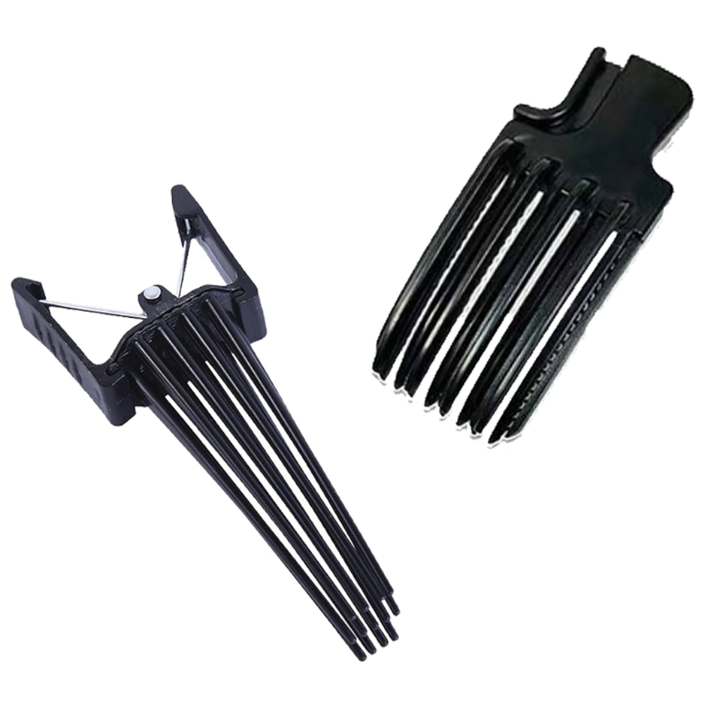 너츠 앞머리 볼륨 집게 2종 뿌리볼륨 헤어볼륨핀, 1세트, 블랙 9,900원