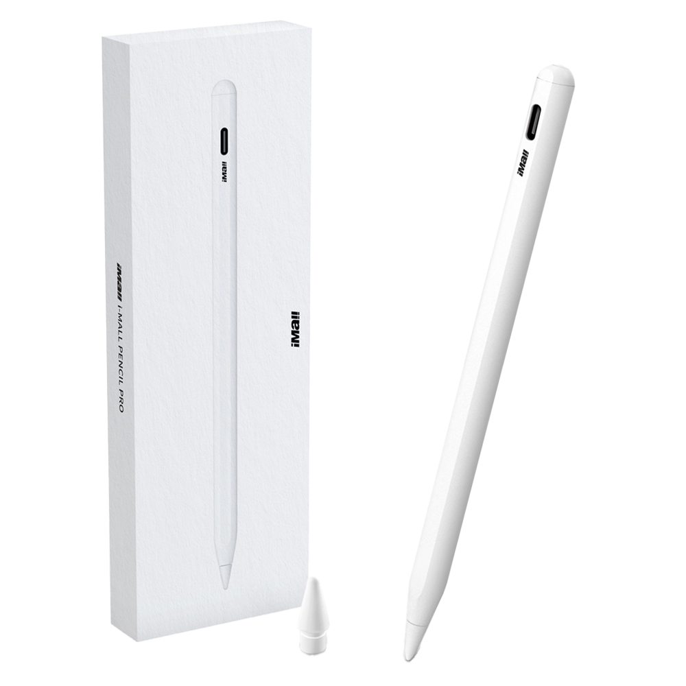 아이몰 무선충전 3세대 블루투스 프로 아이패드 호환 스타일러스 터치펜, 화이트, 1개 27,900원