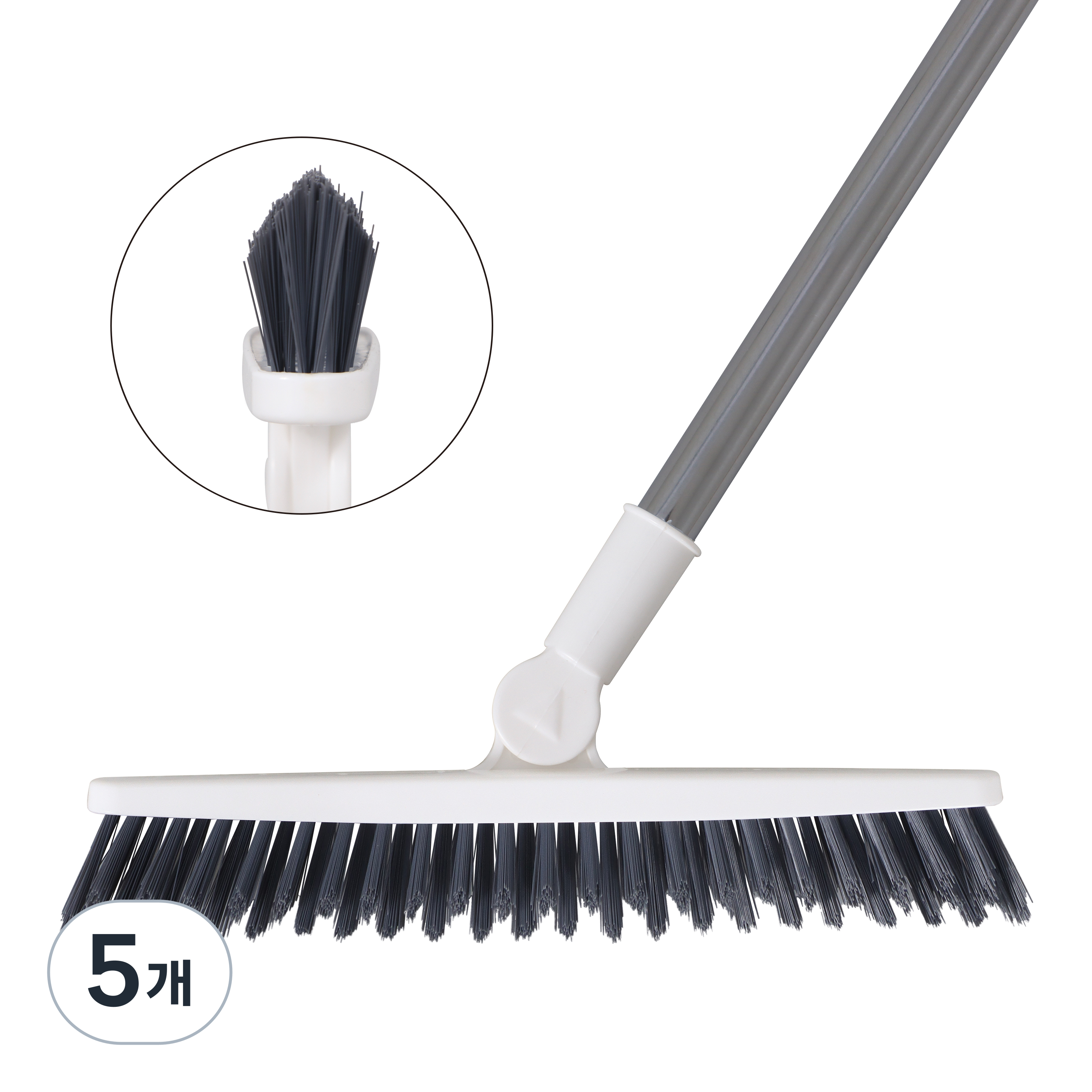 코멧 V자 롱 스탠드 화장실 바닥 청소솔 21,400원