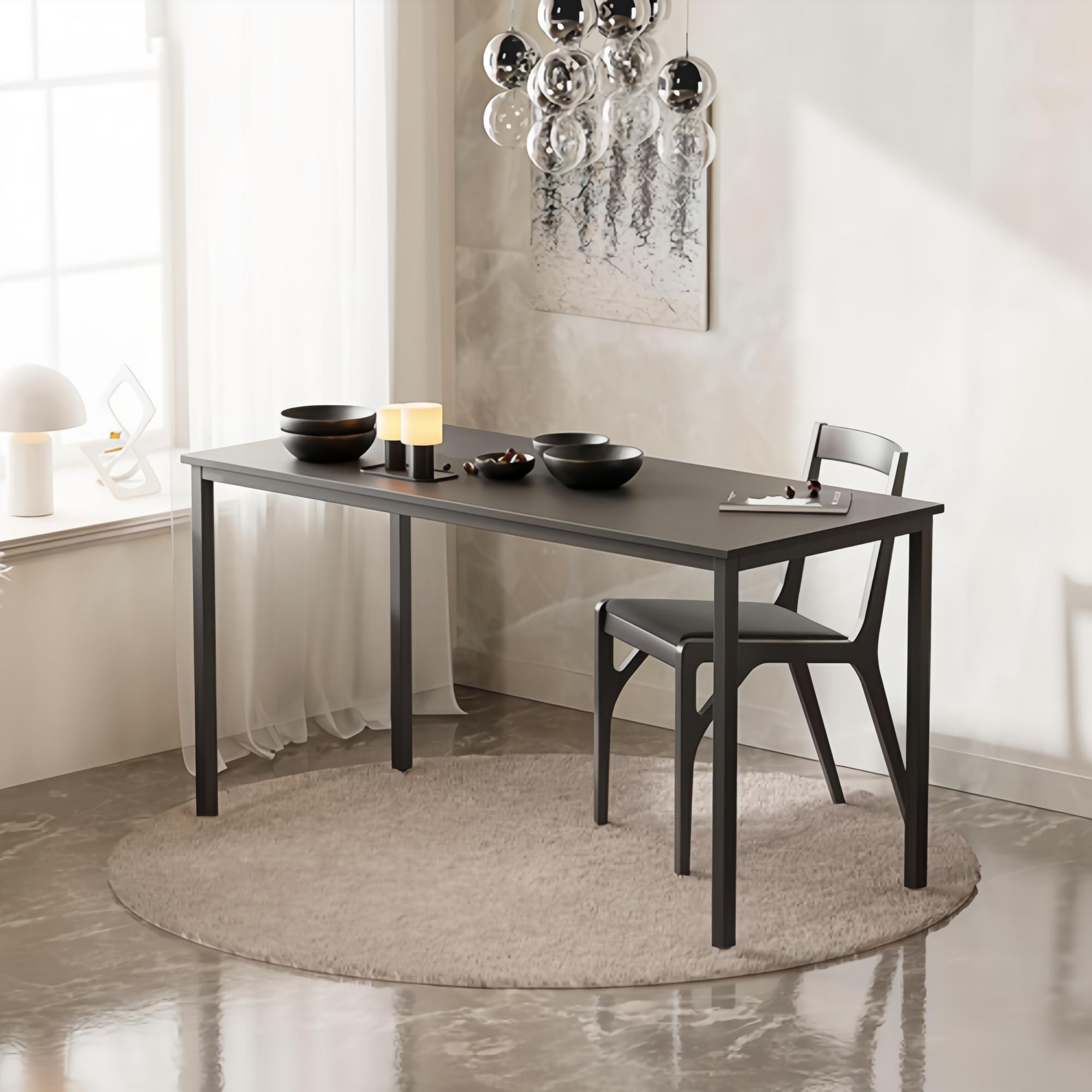 가구느낌 모던 테이블, 블랙 48,900원