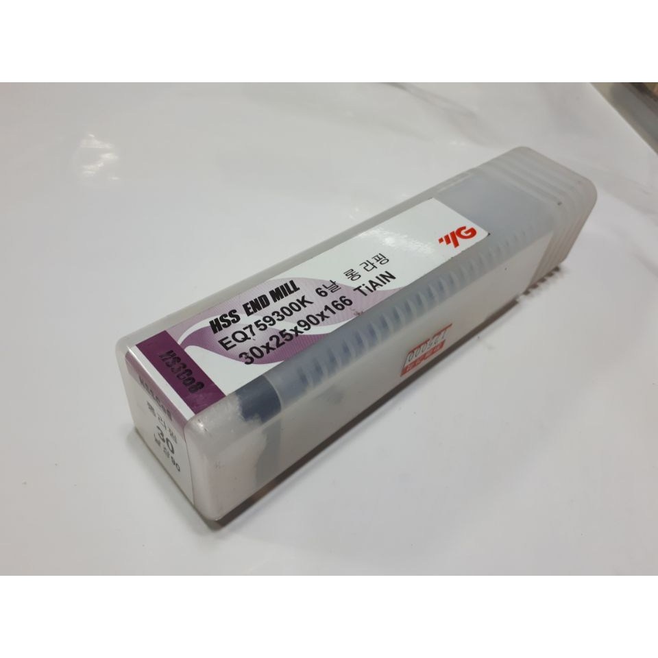YG-1 30파이 하이스롱라핑엔드밀 EQ759300K 6날 TIALN코팅 하이스엔드밀 112,000원