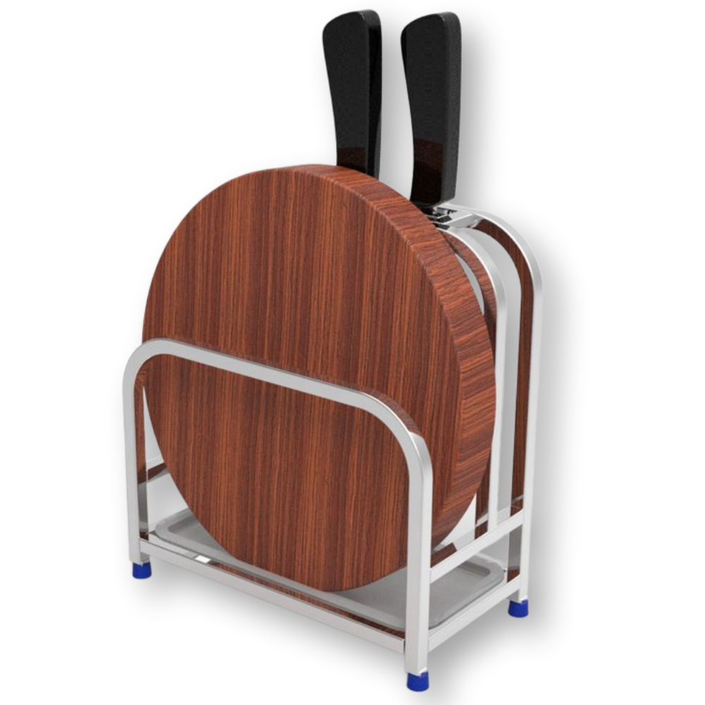 PPFM 스텐304 다용도 칼꽂이 도마 거치대, 2칸, 실버 75,900원