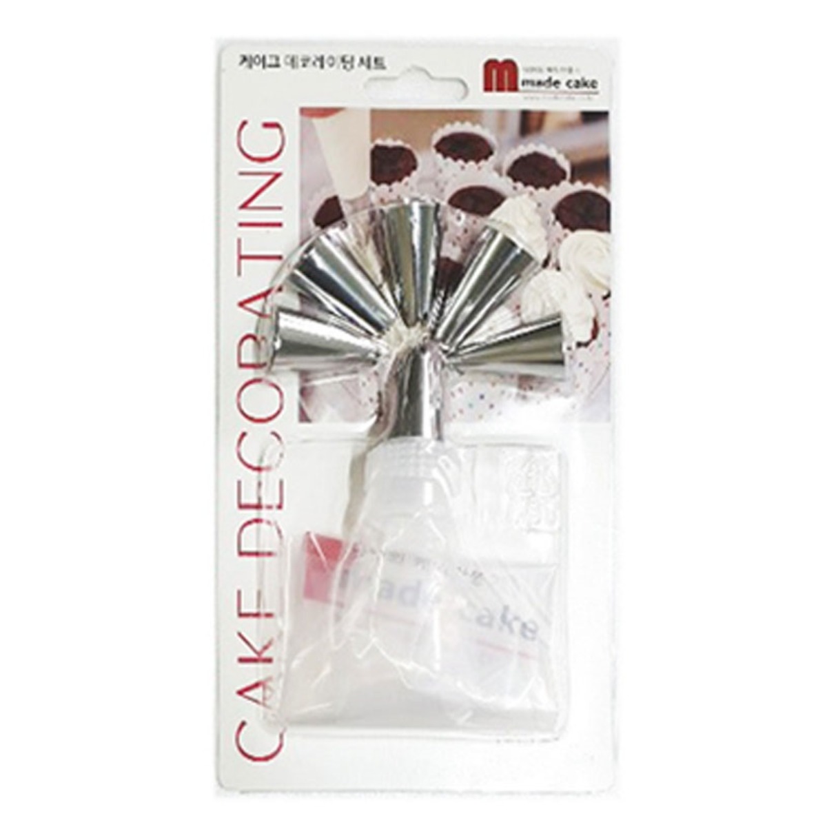 메이드케이크 모양깍지 6종 세트 1개입, 단일색상, 모양깍지 6종 2,000원