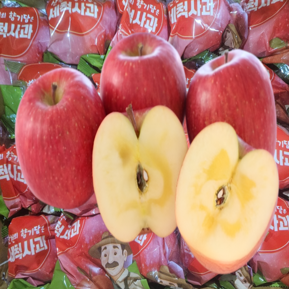 [재구매1등] 껍질째 먹는 가성비 세척사과 24,600원