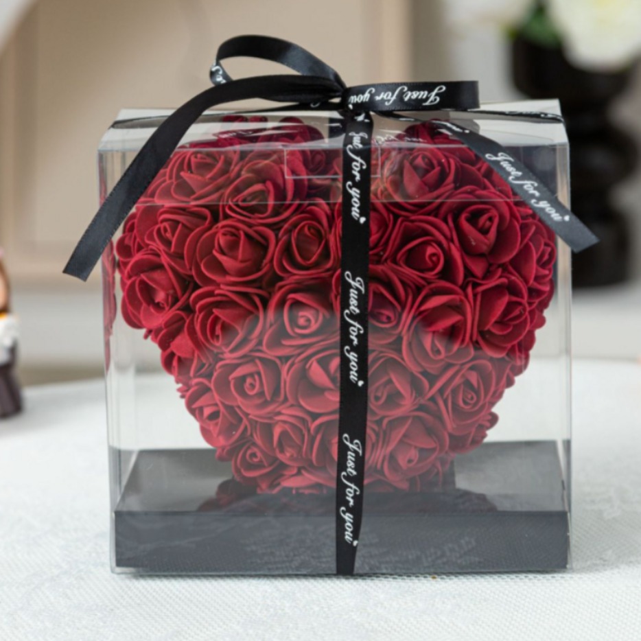 cliia 화이트데이 선물 시들지 않는 장미 하트 꽃박스 프로포즈 기념일 여자친구 아내 생일 꽃선물 10,000원