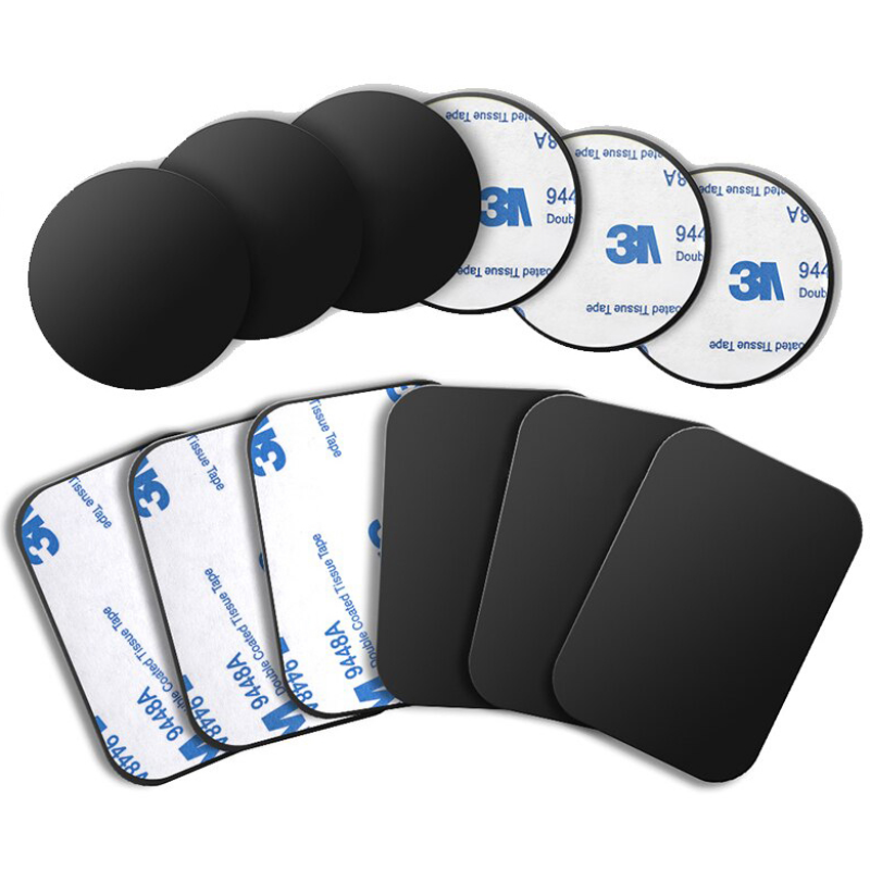 나오미 1+1 자석거치대용 마그네틱 철판 메탈 플레이트 (원형1개+사각1개), 1개 1,450원