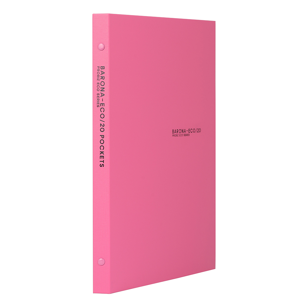프로비즈 바로나 에코 클리어파일 20매 40매 A4, 분홍 3,500원