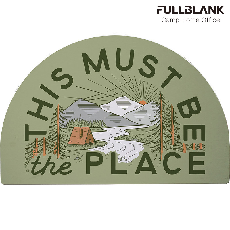 [풀블랭크] 빨아쓰는 캠핑 디자인 일러스트 규조토 발매트 3세대 2종, 그린 9,900원