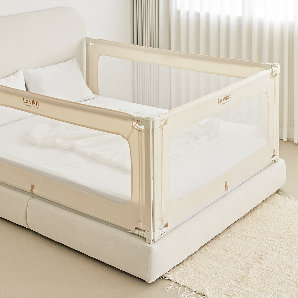 라비킷 낙상방지 침대가드, 크림 64,900원