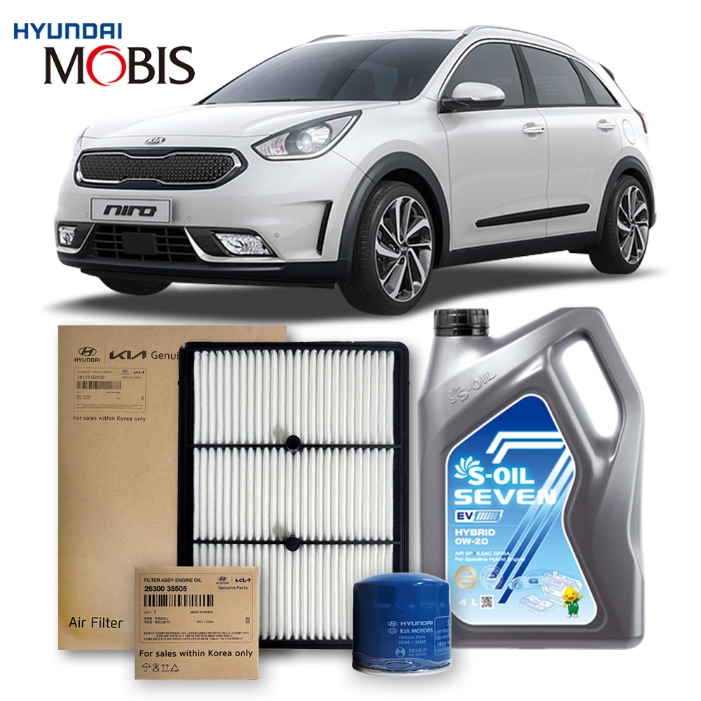 1세대 니로 하이브리드 (16-19년식) 순정필터+세븐합성유 0w20 41,740원