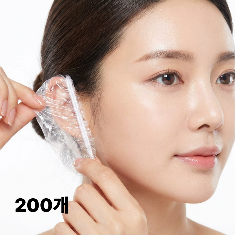 ETCM 염색용 일회용 위생 비닐 이어캡 귀덮개 커버 200P 3,200원