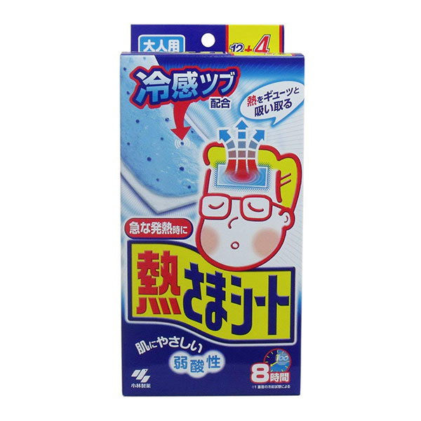 [고바야시제약] 네츠사마 해열 시트 냉각 시트 12+4매 10,610원