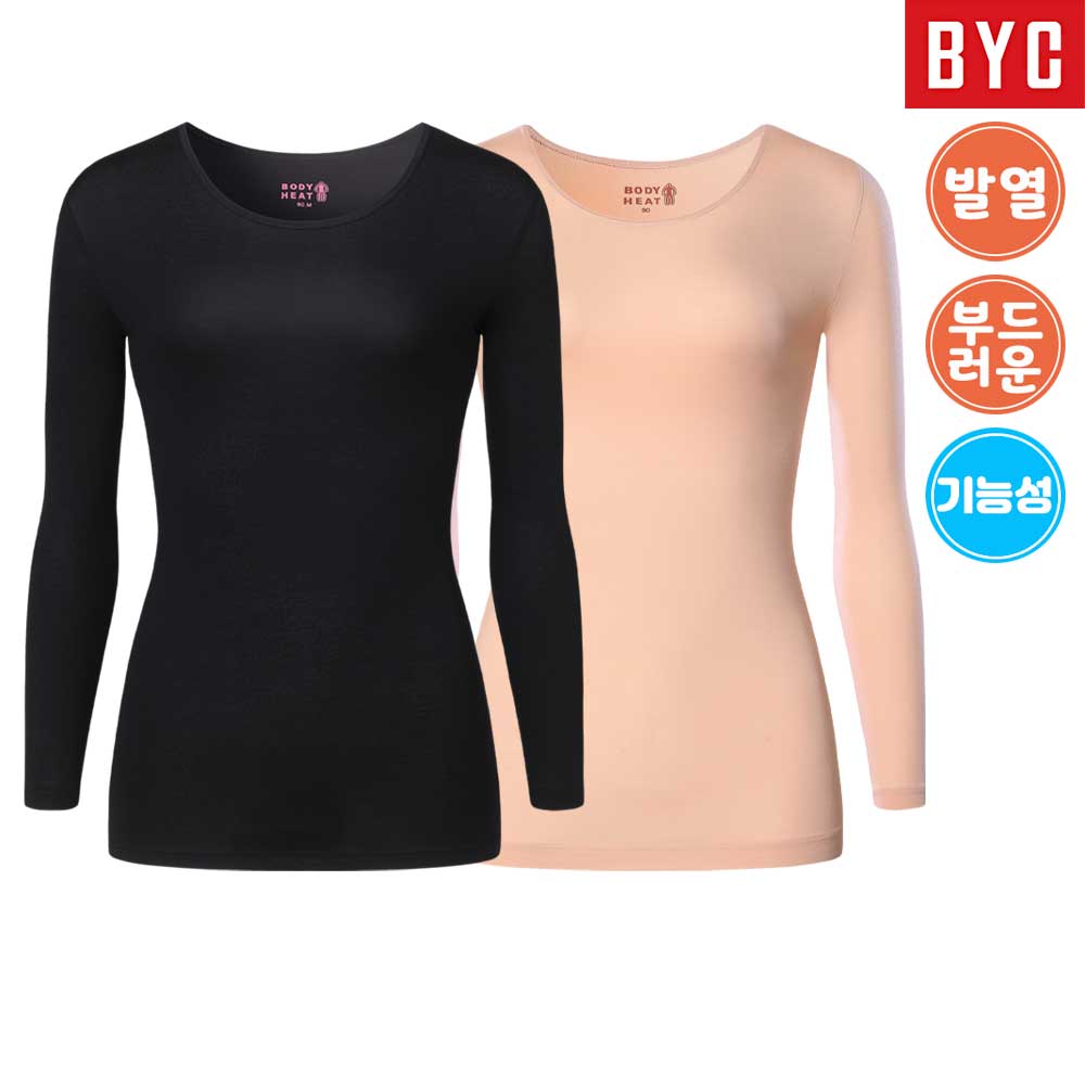 BYC 보디히트 기능성 여성 내의 긴팔 상의 B0717 19,900원