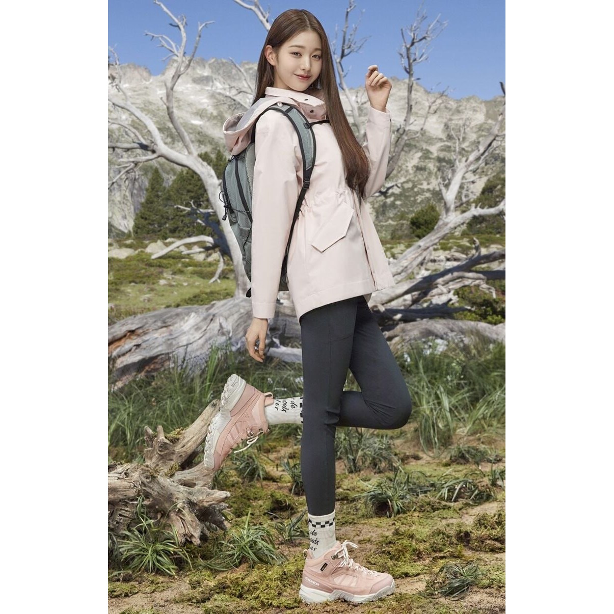 [아이더] 장원영 PICK 3L 미들 바람막이 DWP23162 [NC고잔점] 69,000원