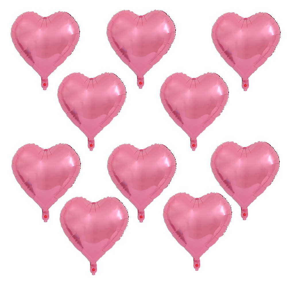 올리브파티 하트 은박풍선 18인치 45cm 파티용품 세트, 10매, 펄핑크 8,000원