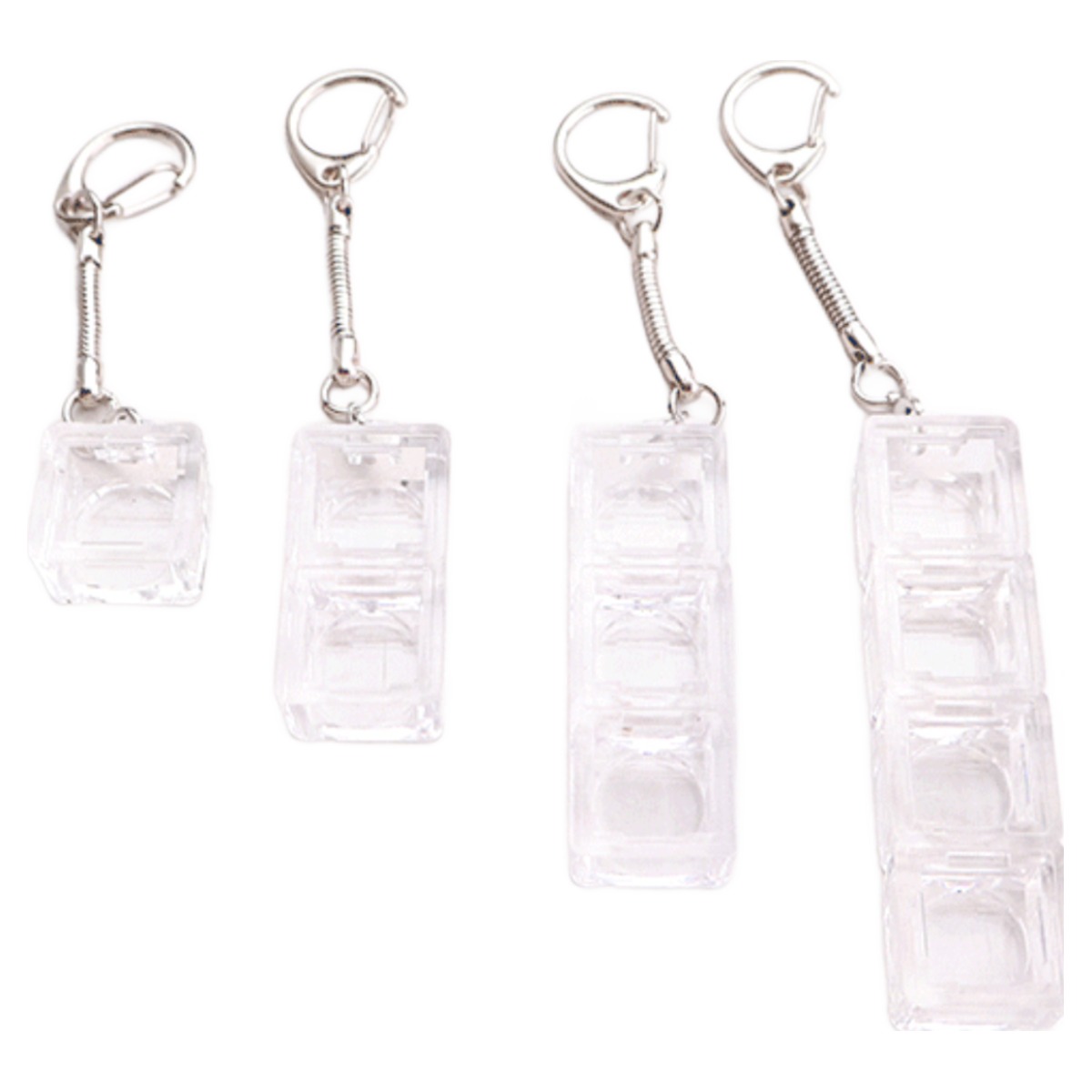 무한 클릭 키캡 키링 베이스 스트레스 해소 피젯 토이 부자재 클리커 펜던트, 1개, 4구 1,900원