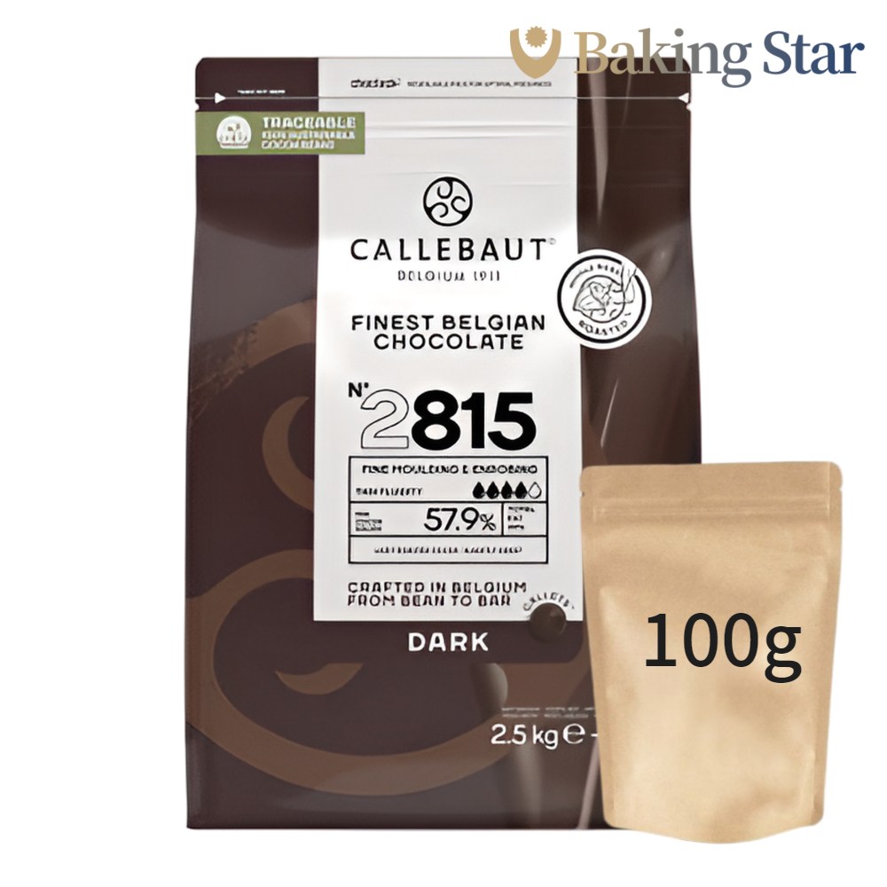 칼리바우트 초콜릿 소분 커버춰 초콜렛 깔레 다크57.7, 100g, 1개, 100g, 1개 3,800원