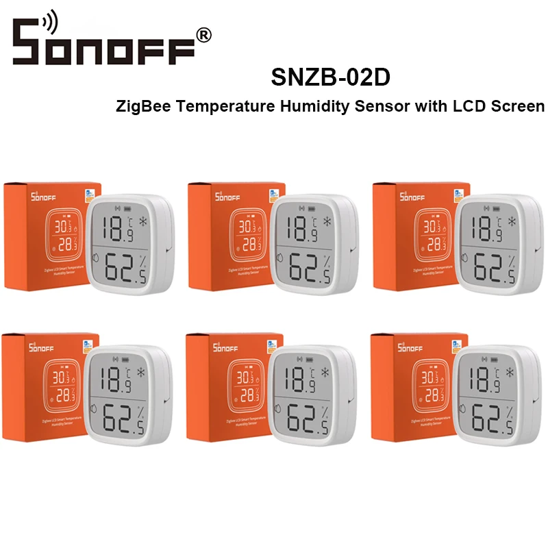 SONOFF SNZB 02D 지그비 온습도 센서 (2.5인치 LCD 화면 ) EWeLink 브리지 Alexa Google Home Alice 지원 247,800원